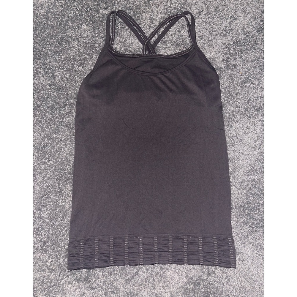 Athleta Shimmer Stripe Namaste Tank (NWOT)